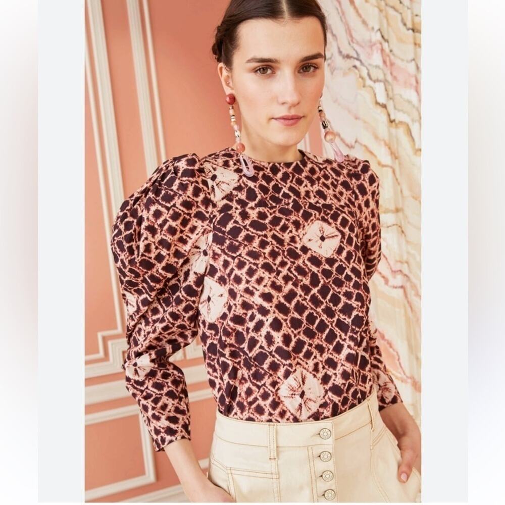 NWOT Ulla Johnson Puff-Sleeve Ingrid Blouse
